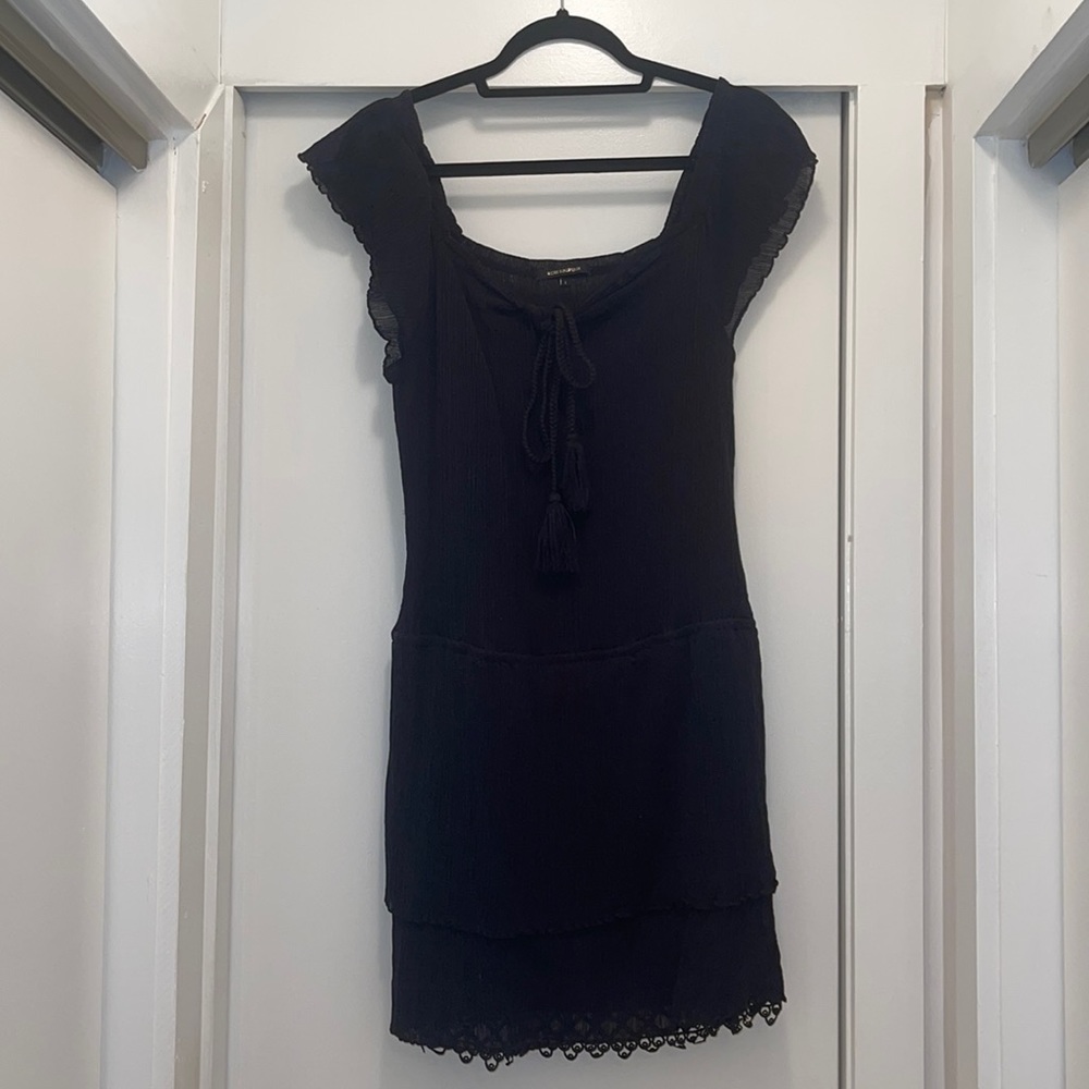 Kobi Halperin Black Mini Dress. Size Large/Medium.